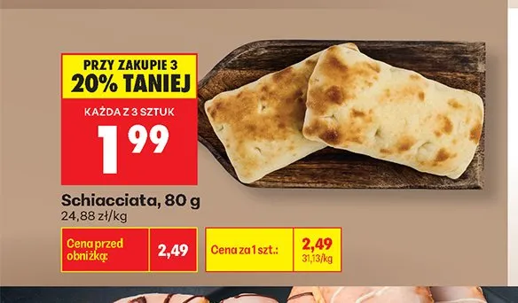 Schiacciata promocja w Biedronka