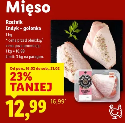 Indyk - golonka promocja w Lidl