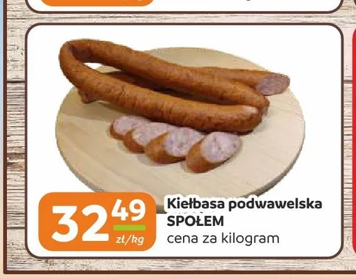 Kiełbasa podwawelska Społem promocja w Społem Częstochowa