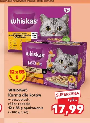 Karma dla kotów Whiskas promocja w Kaufland