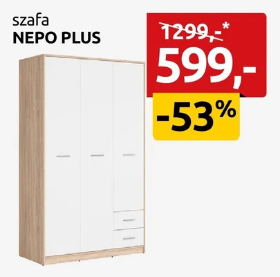 Szafa Nepo Plus promocja w Black Red White