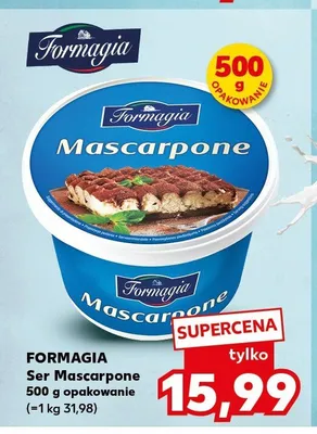Ser Mascarpone Formagia promocja w Kaufland