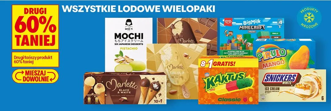 Lody Mochi six japanese desserts pistachio promocja w Biedronka