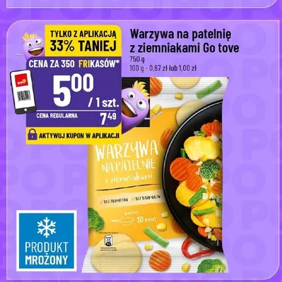 Warzywa na patelnię z ziemniakami Go tove promocja w POLOmarket
