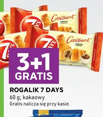 Rogalik 7 Days kakaowy promocja w Stokrotka