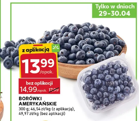Borówki amerykańskie promocja w Stokrotka