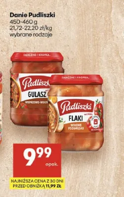 Flaki wołowe po zamojsku Pudliszki promocja w Delikatesy Centrum