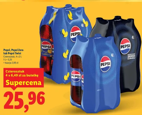 Napój gazowany Pepsi Twist promocja w Lidl