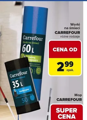 Worki na śmieci Carrefour promocja w Carrefour Market