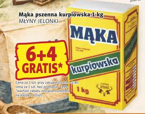 Mąka pszenna kurpiowska promocja w Prim Market