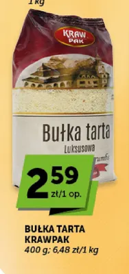 Bułka tarta Krawpak promocja w Euro Sklep