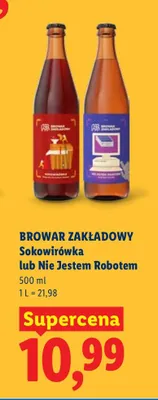 Piwo Browar Zakładowy Sokowirówka promocja w Lidl