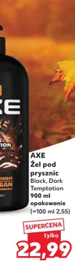 Żel pod prysznic Axe Black promocja w Kaufland