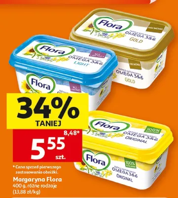 Margaryna Flora Original promocja w Auchan