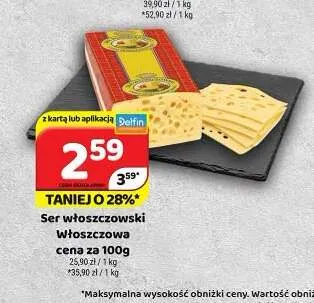 Ser włoszczowski Włoszczowa promocja w Delfin