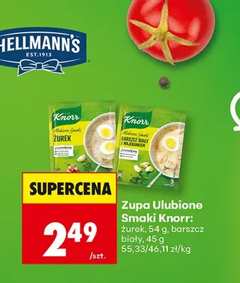 Zupa ulubione smaki żurek promocja w Biedronka