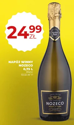 Napój winny Nozeco blanc promocja w Duży Ben
