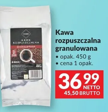 Kawa rozpuszczalna liofilizowana Rioba promocja w Makro