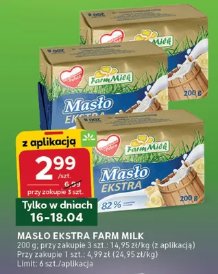 Masło ekstra promocja w Stokrotka