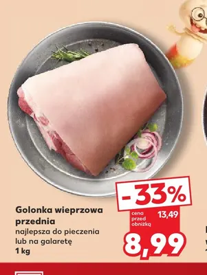 Golonka wieprzowa przednia najlepsza do pieczenia lub na galaretę promocja w Kaufland