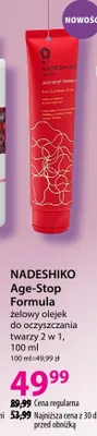 Żelowy olejek do oczyszczania twarzy 2 w 1 Age-Stop Formula promocja w Hebe