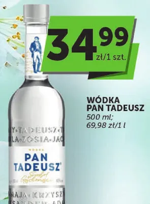 Wódka Pan Tadeusz promocja w Groszek