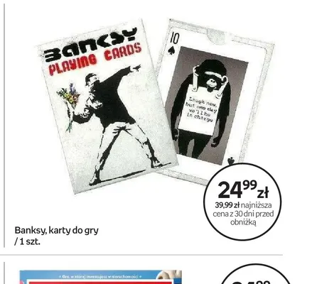 Karty do gry Banksy promocja w Empik