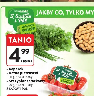Natka pietruszki świeża Z Sadów I Pól promocja w Intermarche