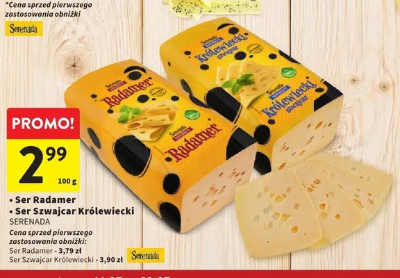 Ser Szwajcar Królewiecki Serenada promocja w Intermarche