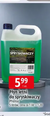 Płyn letni do spryskiwaczy Phenix promocja w Leclerc