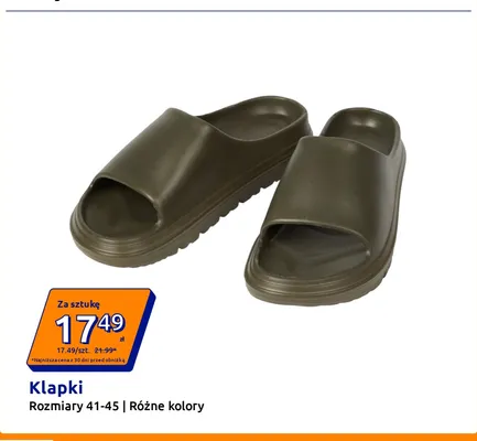 Klapki promocja w Action
