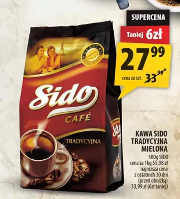 Kawa mielona Sido tradycyjna promocja w Arhelan