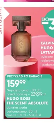 Damska woda perfumowana Hugo Boss The Scent Absolute promocja w Super-Pharm