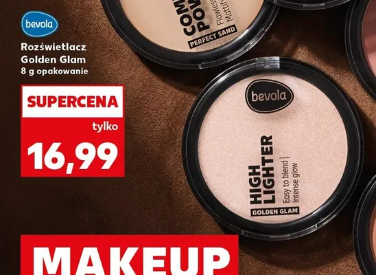 Rozświetlacz Bevola Golden Glam promocja w Kaufland