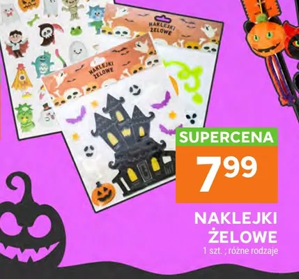 Naklejki żelowe promocja w Stokrotka
