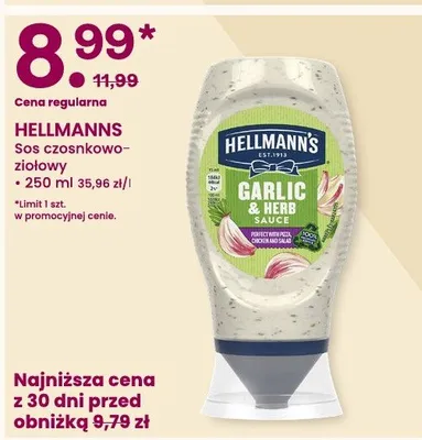 Sos czosnkowo-ziołowy promocja w Frisco