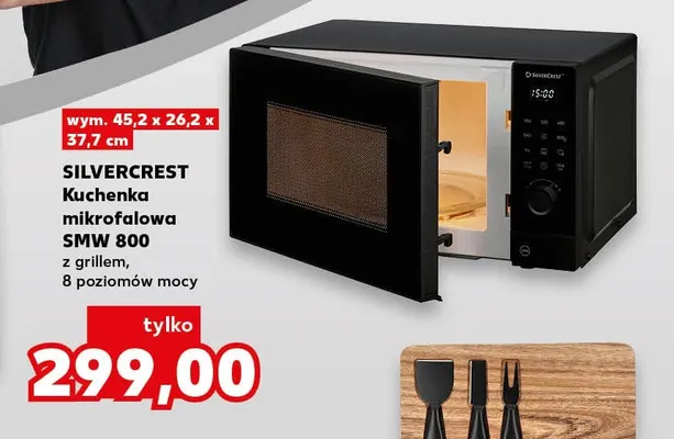 Kuchenka mikrofalowa z grillem Smw 800 Silvercrest promocja w Kaufland