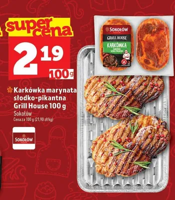 Karkówka marynowana słodko-pikantna Sokołów Grill House promocja w TOPAZ