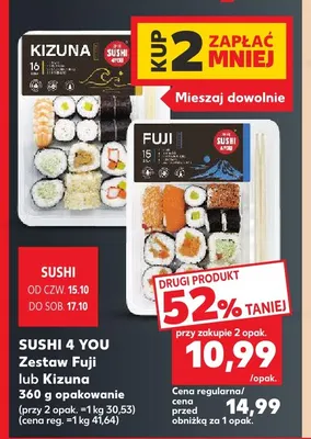 Zestaw sushi Kizuna Sushi 4 You promocja w Kaufland