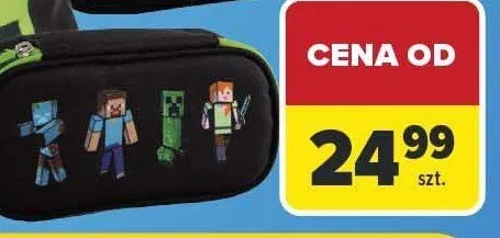 Piórnik Kolekcja Minecraft z postaciami promocja w Carrefour