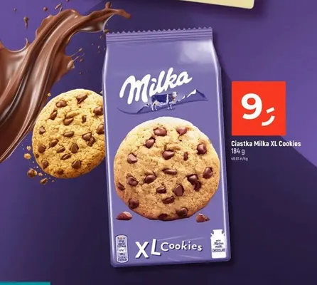 Ciastka Milka XL Cookies promocja w Dealz