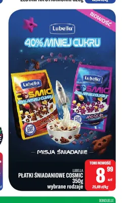 Płatki śniadaniowe Cosmic Lubella promocja w Tomi Markt
