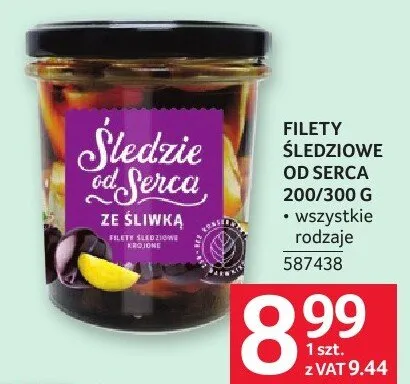 Filety śledziowe od serca promocja w Selgros