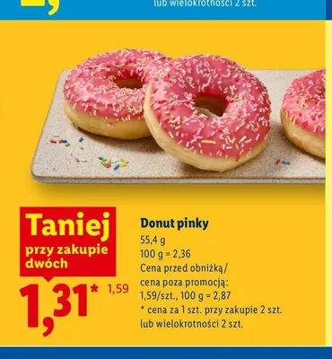 Donut pinky promocja w Lidl