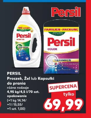Kapsułki do prania kolor promocja w Kaufland