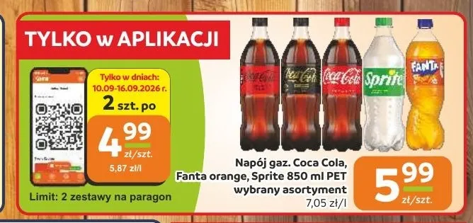Napój gazowany Fanta Orange promocja w Gama