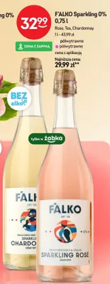 Wino musujące bezalkoholowe F'ALKO Sparkling Chardonnay promocja w Żabka