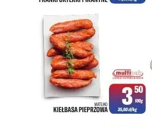 Kiełbasa pieprzowa Matejko promocja w Tomi Markt