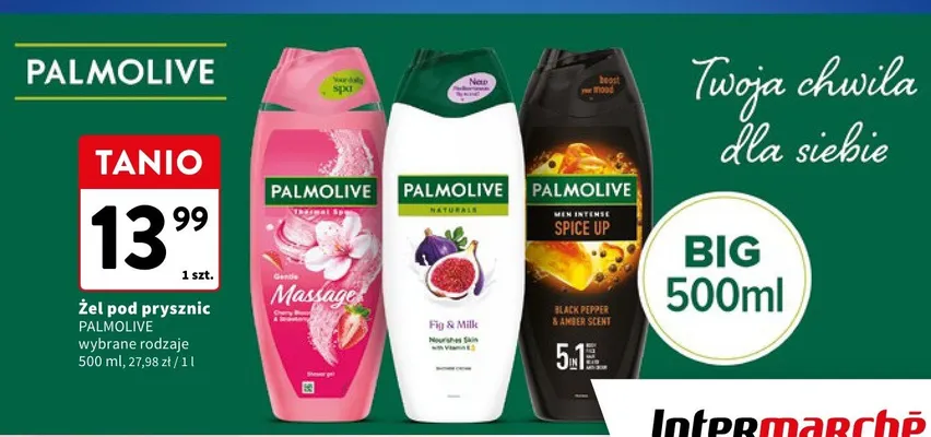 Żel pod prysznic Palmolive promocja w Intermarche