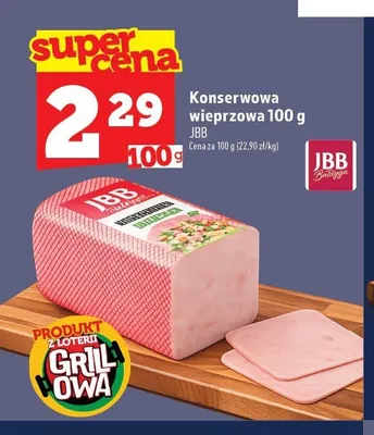 Konserwowa wieprzowa JBB promocja w TOPAZ